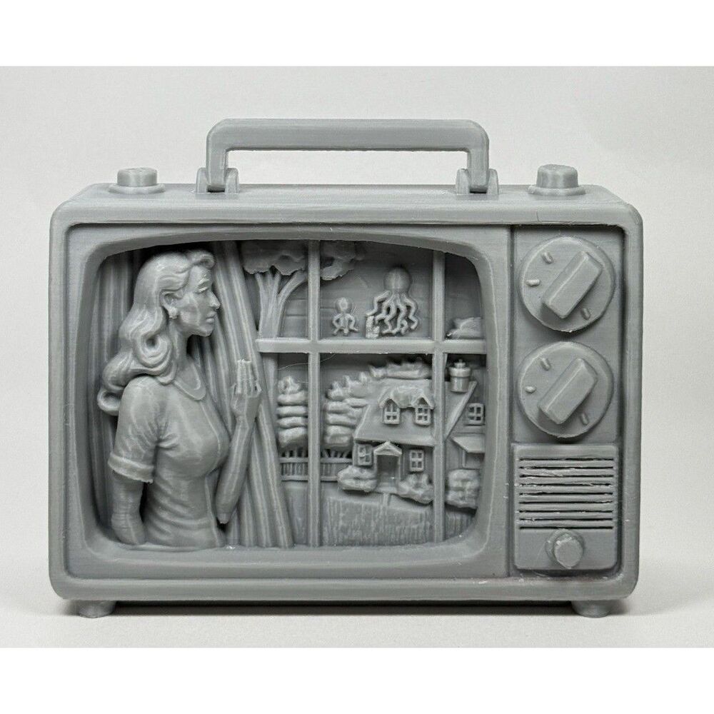 Octopus Dreams TV Surreal 6” Sculpture Toy